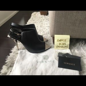 VERSACE Medusa Slingback Mules